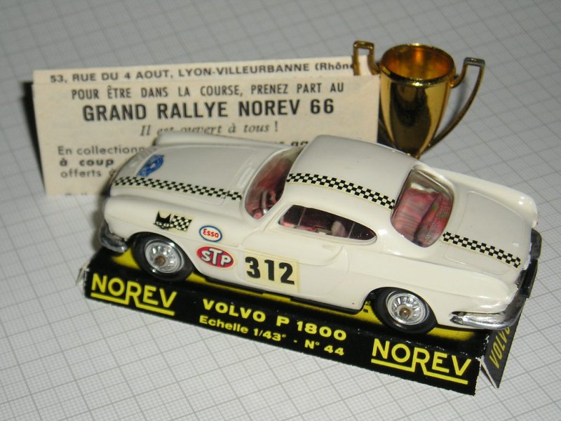 ミニカー NOREV No.44 VOLVO P1800 NOREV No.44 VOLVO P1800